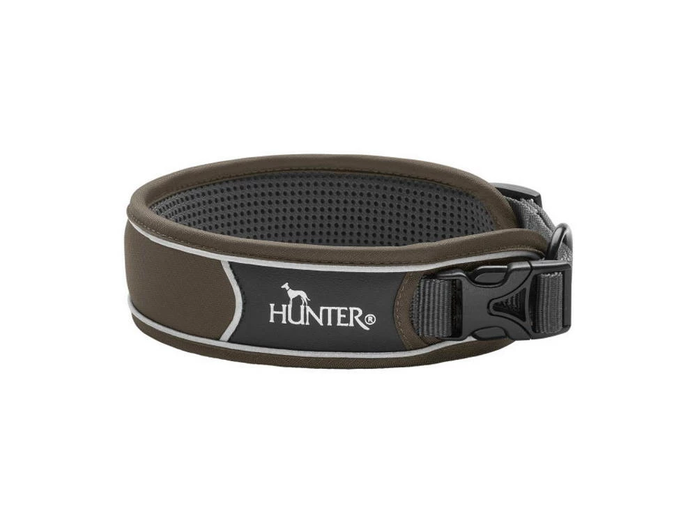 Hunter Divo Hundehalsband Braun/grau 3 Hunter Divo Hundehalsband Braun/grau
