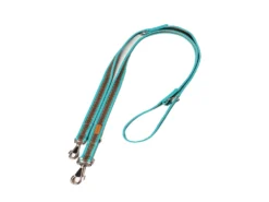 Feltmann Hundeleine Soft Grip Türkis/braun