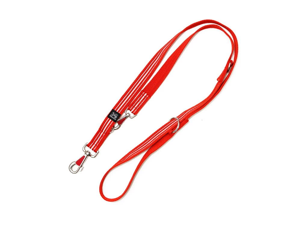 Feltmann Hundeleine Reflexband Rot 3 Feltmann Hundeleine Reflexband Rot