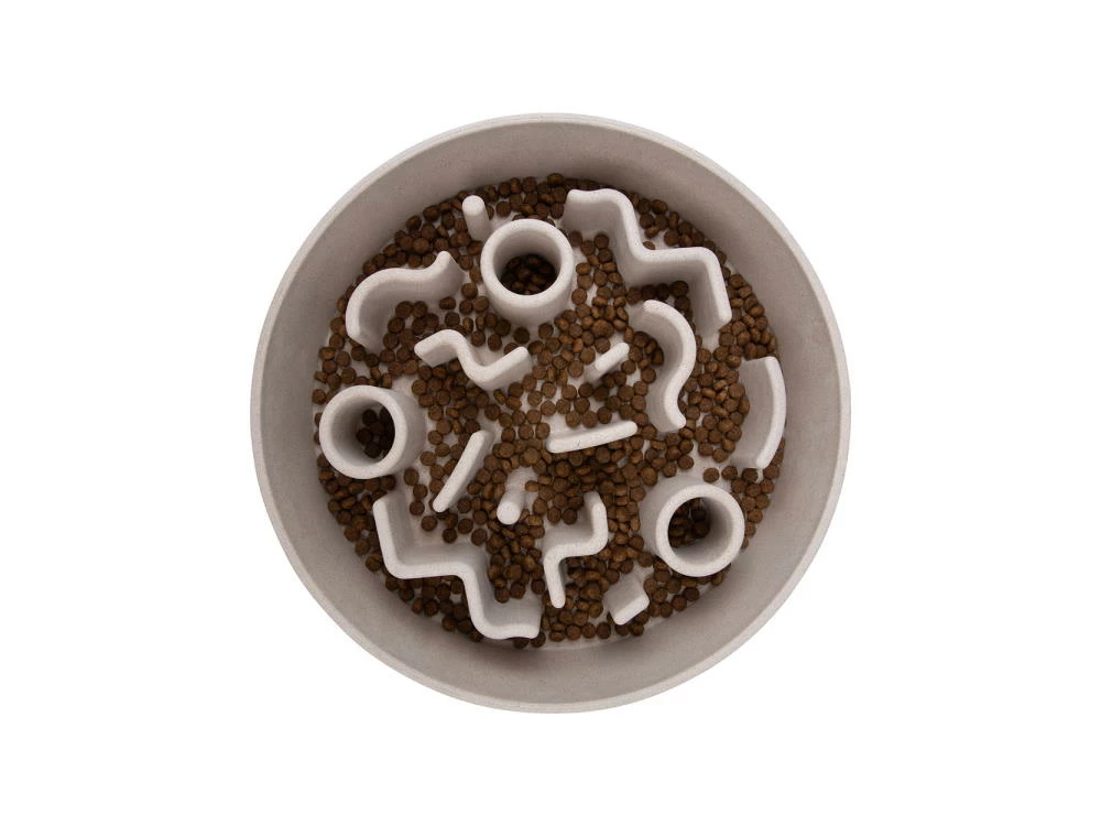 District 70 BAMBOO Slow Feeder Futternapf Merengue 4 District 70 BAMBOO Slow Feeder Futternapf Merengue – Bild 2