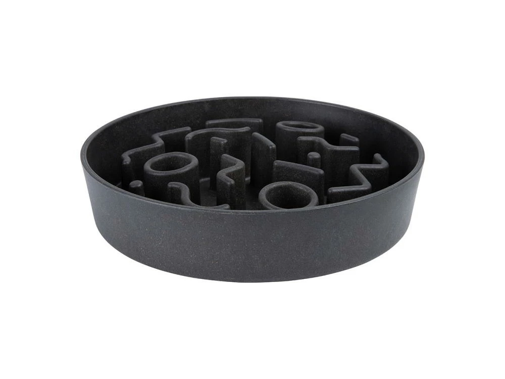 District 70 BAMBOO Slow Feeder Futternapf Dark Grey 3 District 70 BAMBOO Slow Feeder Futternapf Dark Grey