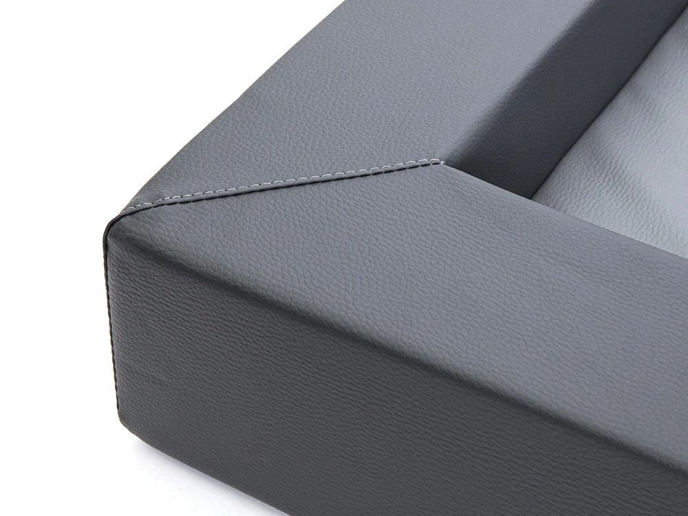 Relaxoo Viscobett Hundebett V2 Duocolor Stone/grau 4 Relaxoo Viscobett Hundebett V2 Duocolor Stone/grau – Bild 2