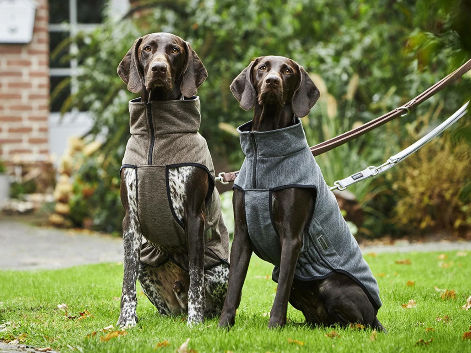 Wolters Hundejacke Fleece Casual Soft & Dry Grau Meliert 4 Wolters Hundejacke Fleece Casual Soft & Dry Grau Meliert – Bild 2