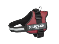 Julius K9 Power Hundegeschirr Burgundy Sackstoff Größe 0