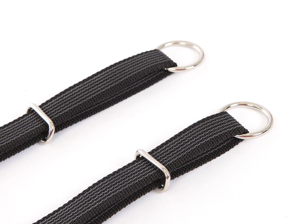 Bullyzei Gummierte Hundeleine 3-fach Verstellbar Grau 4 Bullyzei Gummierte Hundeleine 3-fach Verstellbar Grau – Bild 2