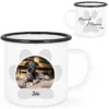 Emailletasse "Hunde-Mama/Hunde-Papa"