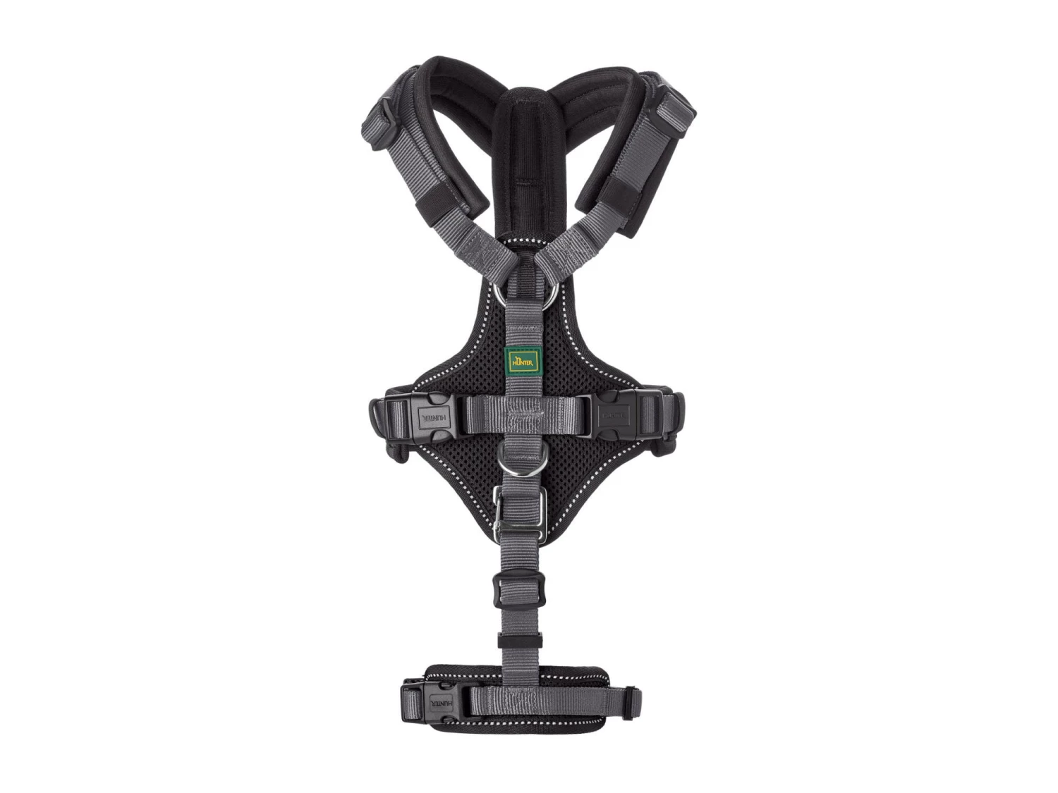 Hunter Sicherheitsgeschirr Maldon Schwarz/grau 4 Hunter Sicherheitsgeschirr Maldon Schwarz/grau – Bild 2