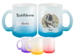 Glastasse "Rudelführer/in"