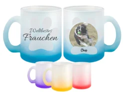 Glastasse "Weltbestes Frauchen/Herrchen"