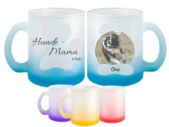 Glastasse "Hunde-Mama/Hunde-Papa"